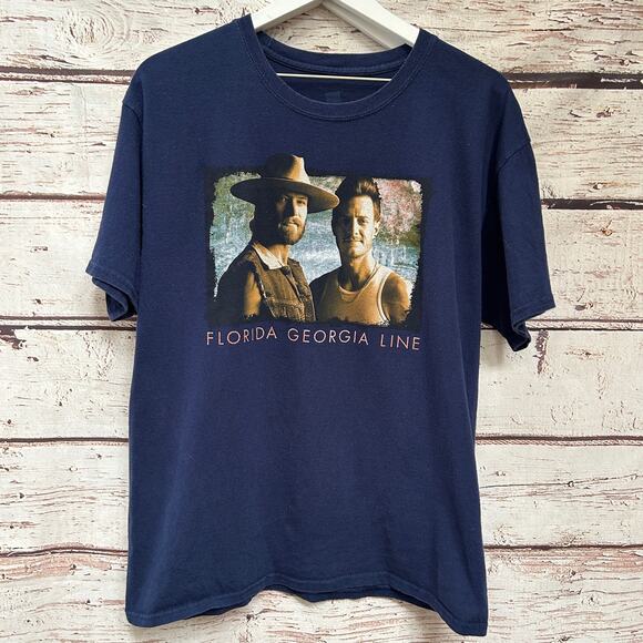 FLORIDA GEORGIA LINE Concert Tour Shirt Sz L - Picture 1 of 5